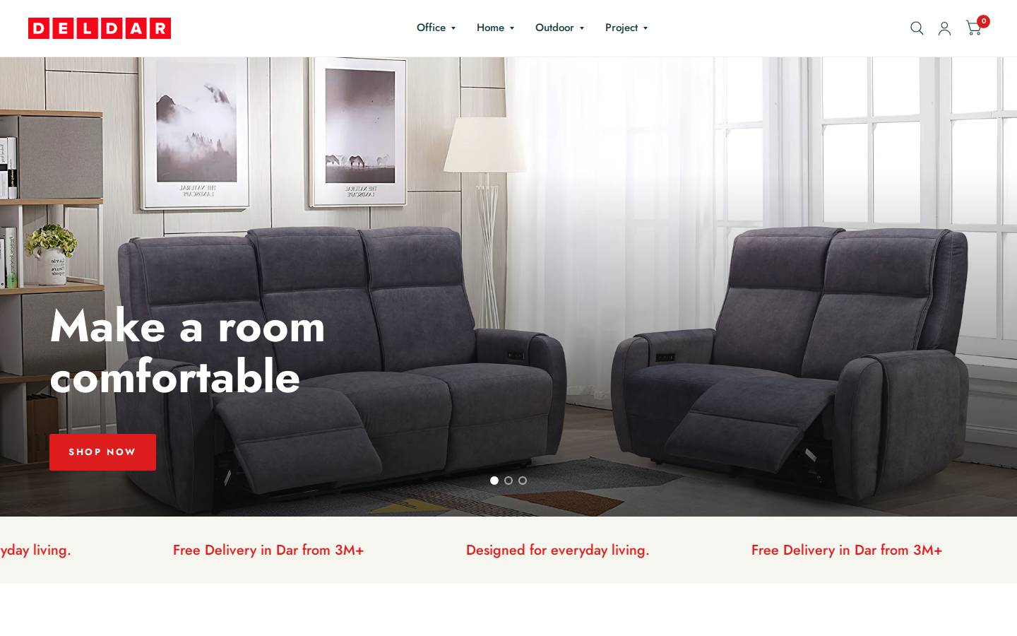 del-dar.com homepage screenshot