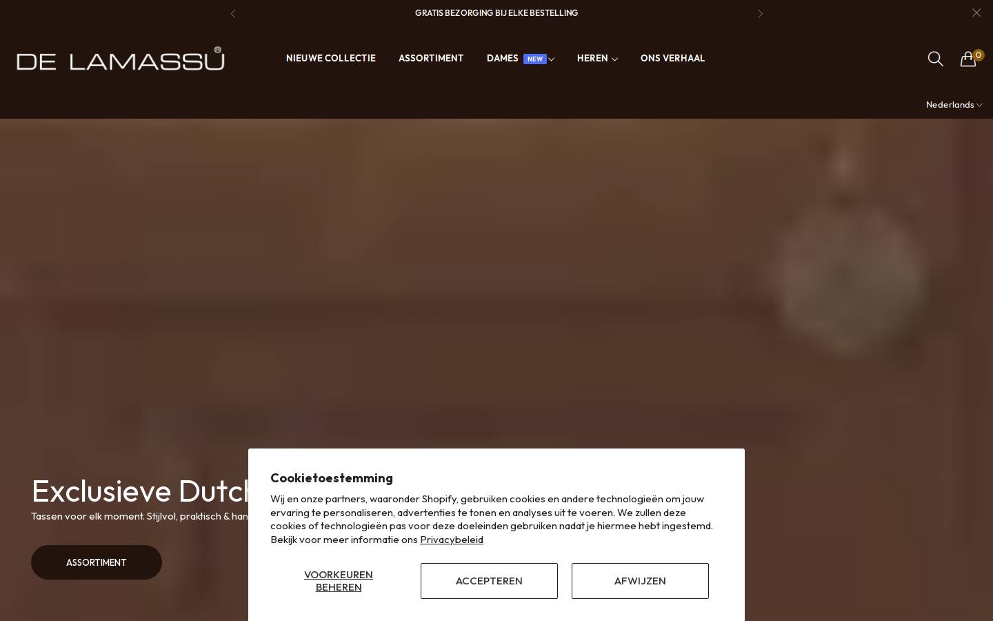 DE LAMASSU® homepage screenshot