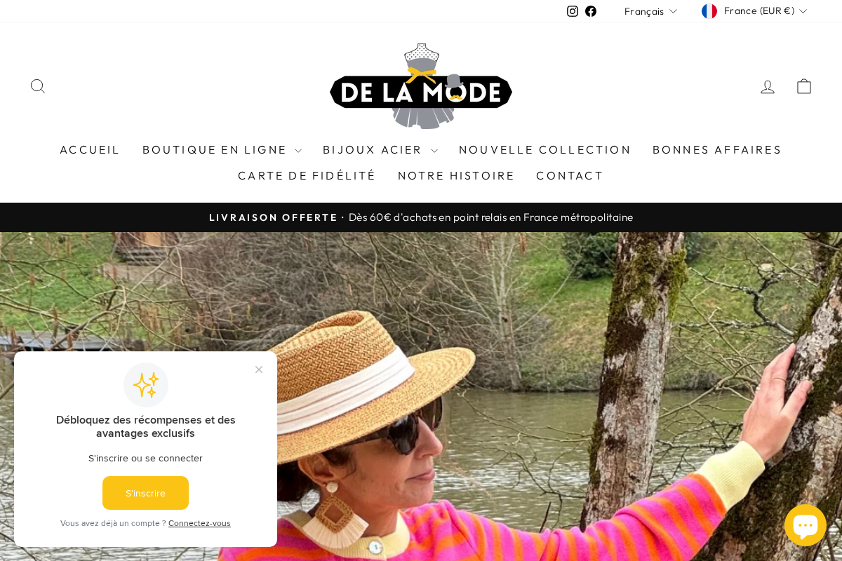 De La Mode homepage screenshot