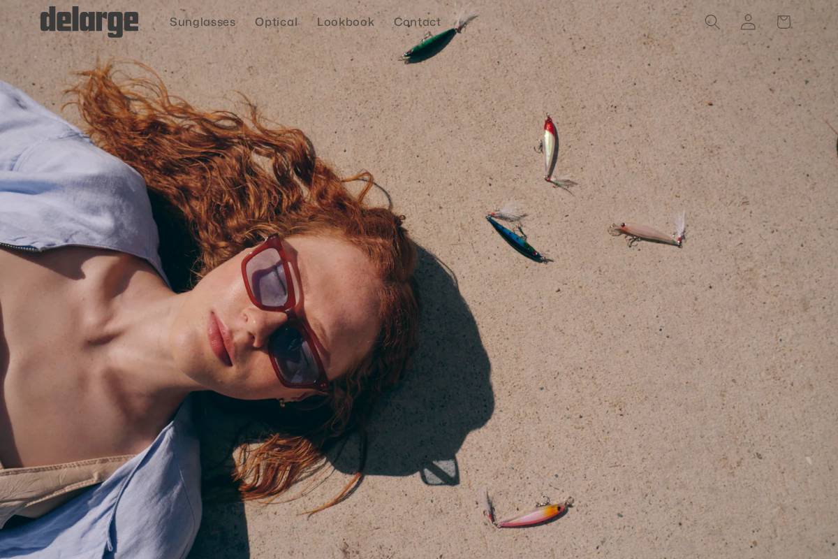 delarge.com homepage screenshot