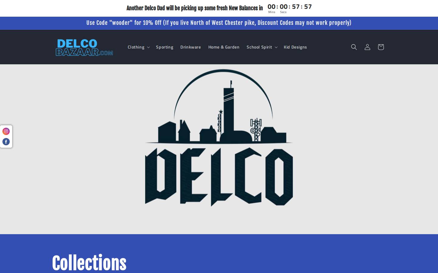 delcobazaar.com homepage screenshot