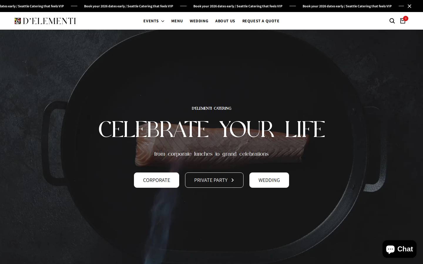 delementi.com homepage screenshot