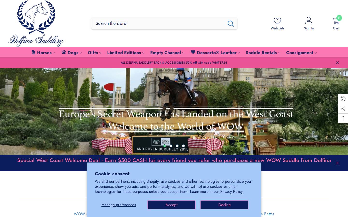delfinaeq.com homepage screenshot