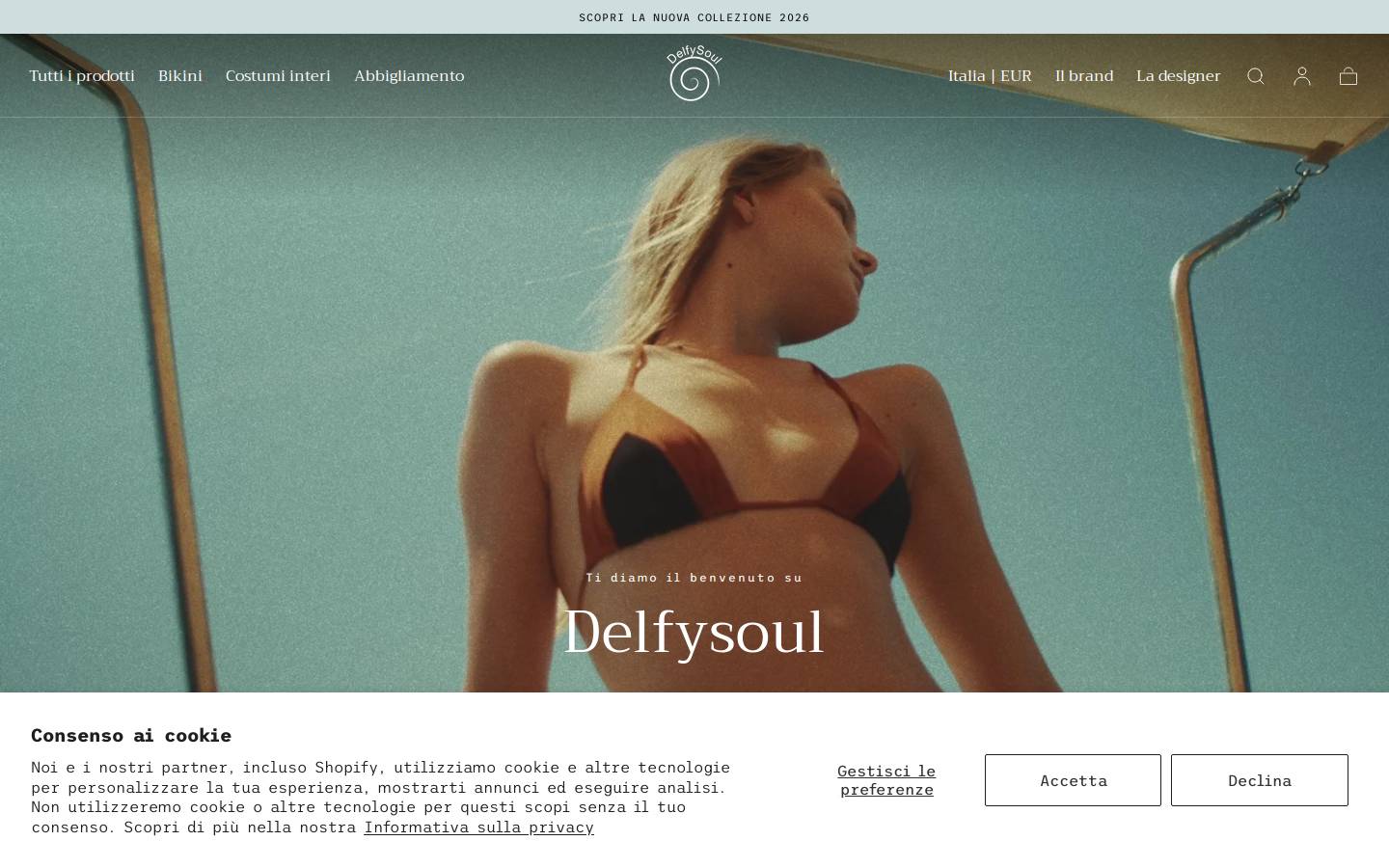 delfysoul.com homepage screenshot