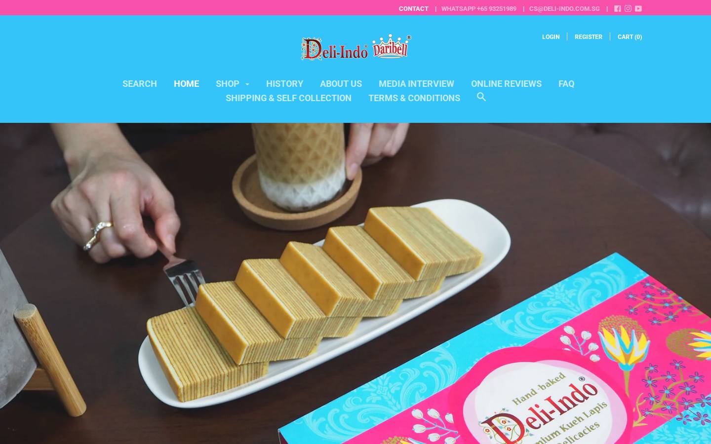 deli-indo.com.sg homepage screenshot