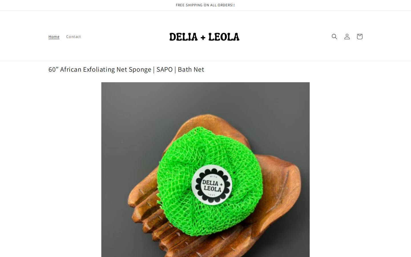 delialeola.com homepage screenshot