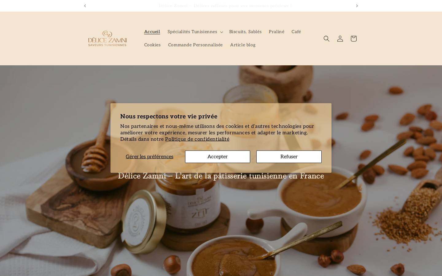 delicezamni.com homepage screenshot