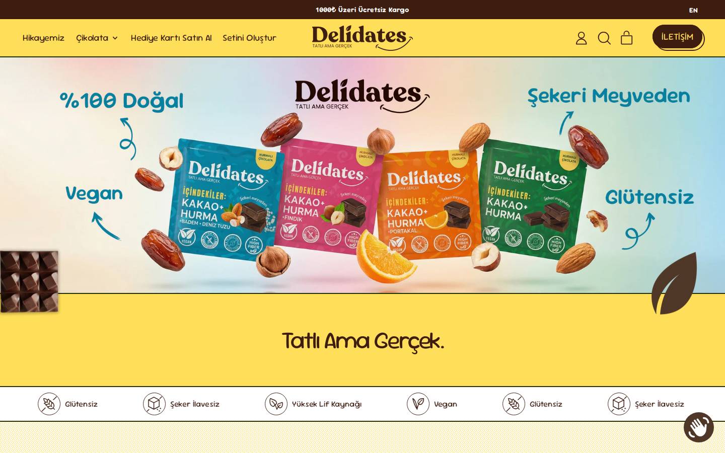 delidates.com homepage screenshot