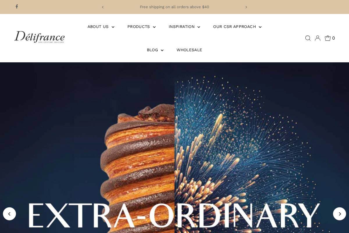delifrance-eshop.sg homepage screenshot