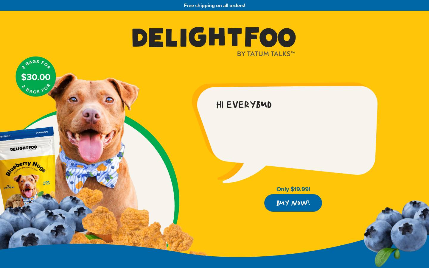 delightfoo.com homepage screenshot