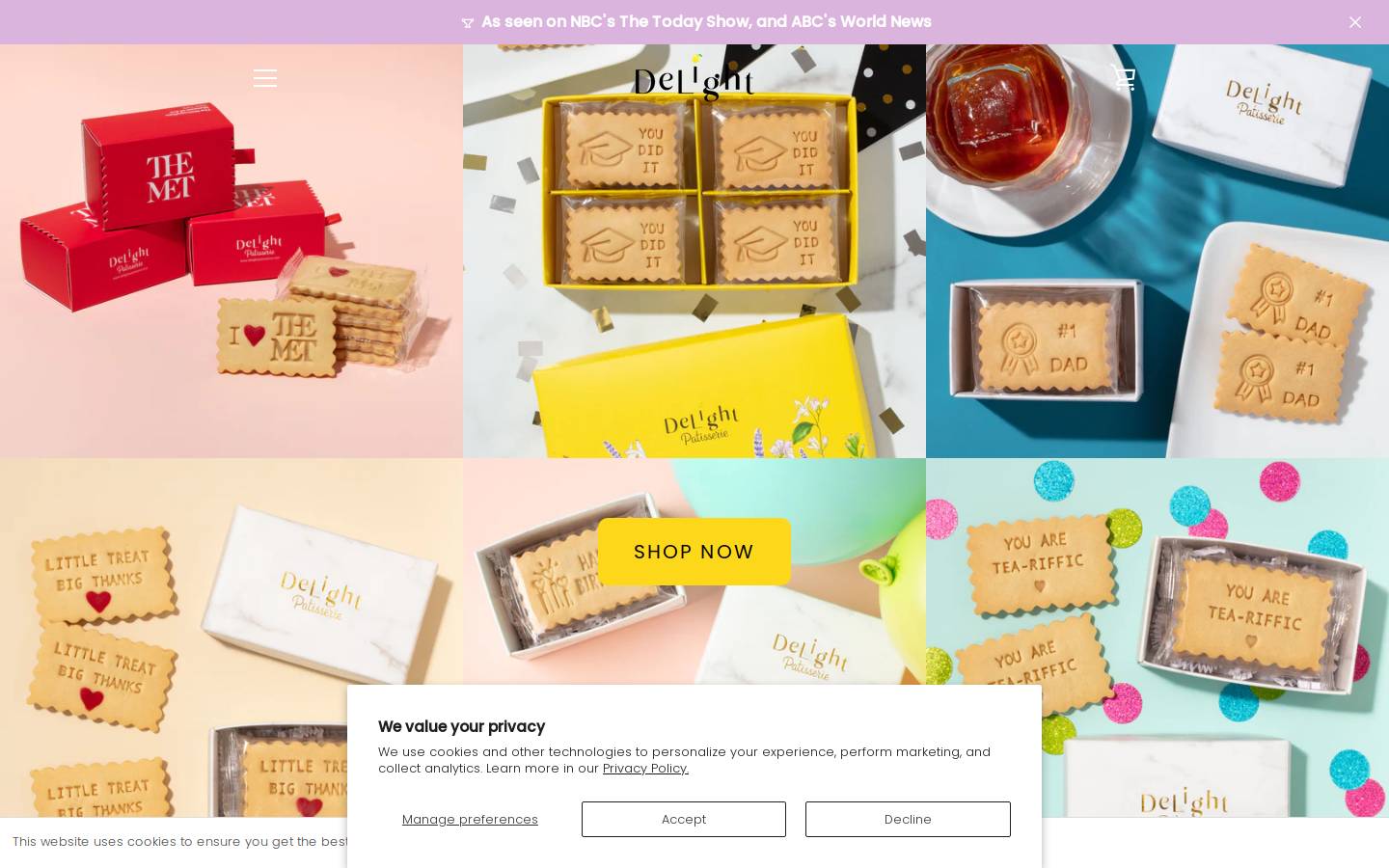 delightpatisserie.com homepage screenshot