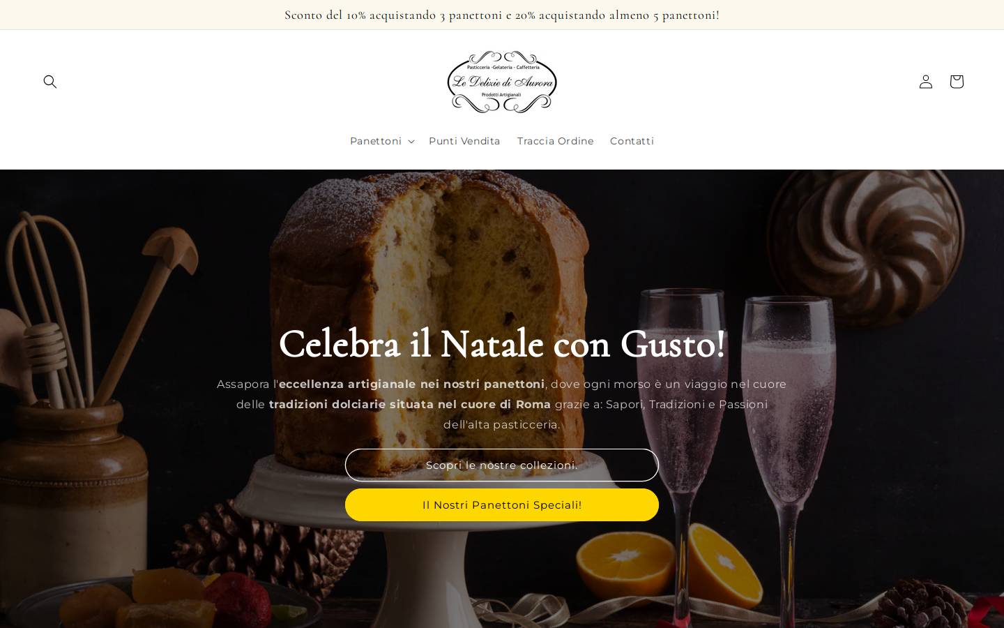 deliziediaurora.shop homepage screenshot
