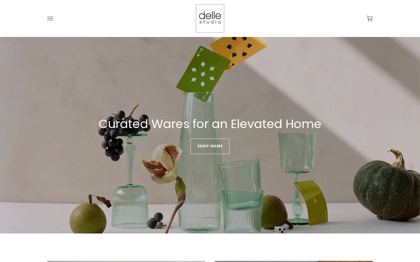 dellestudio.com homepage screenshot