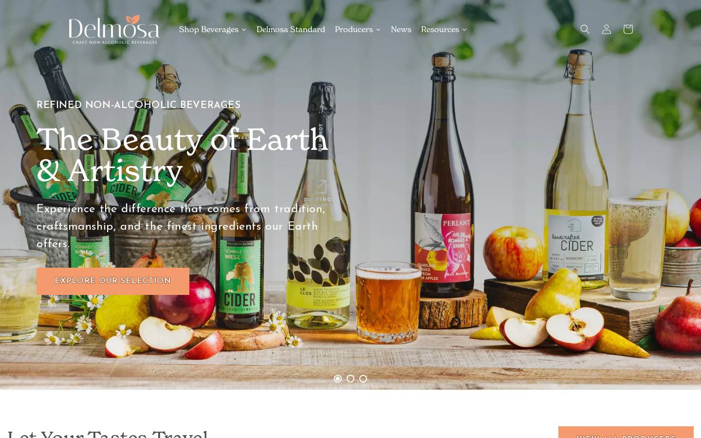 delmosa.com homepage screenshot