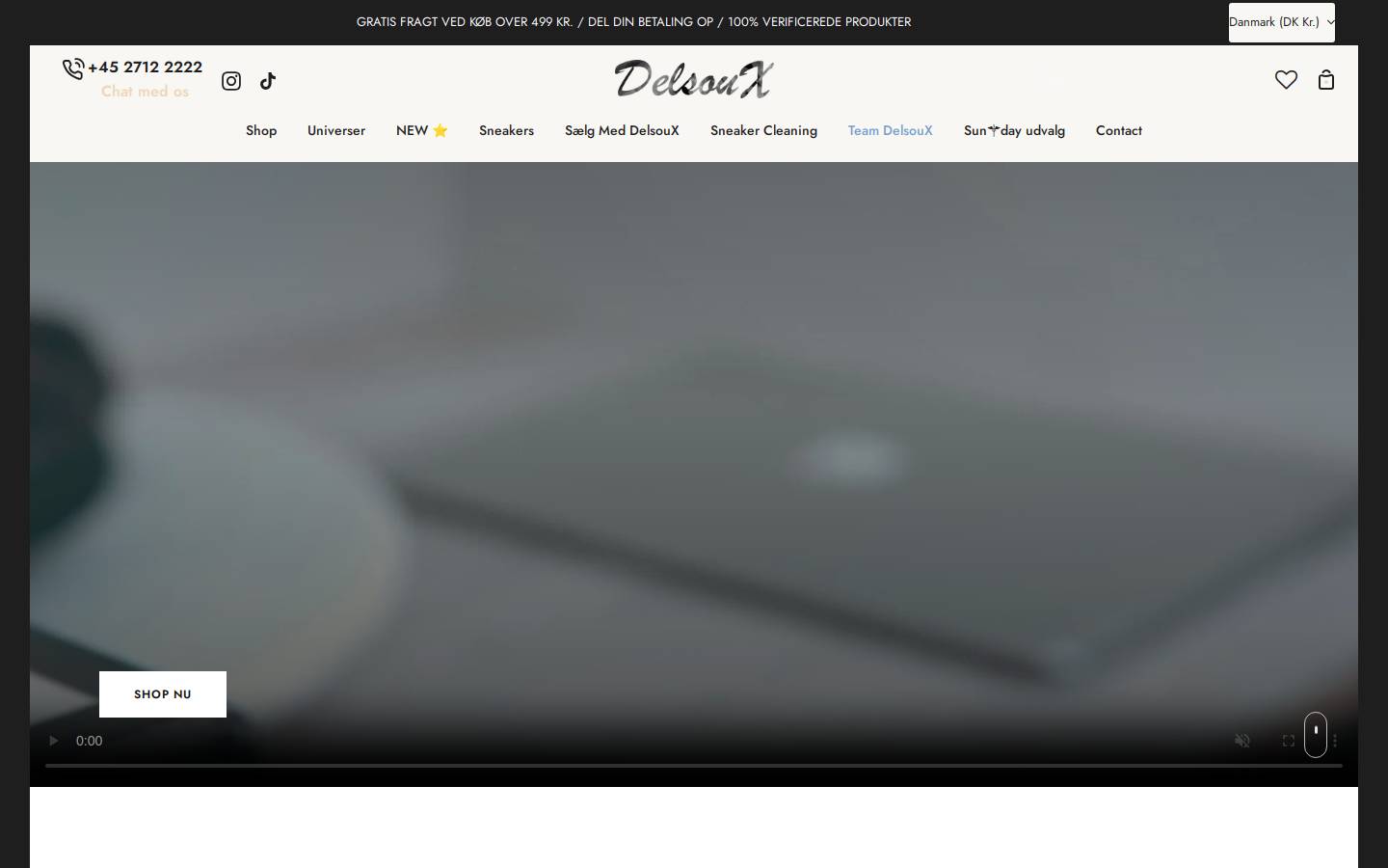 DelsouX homepage screenshot