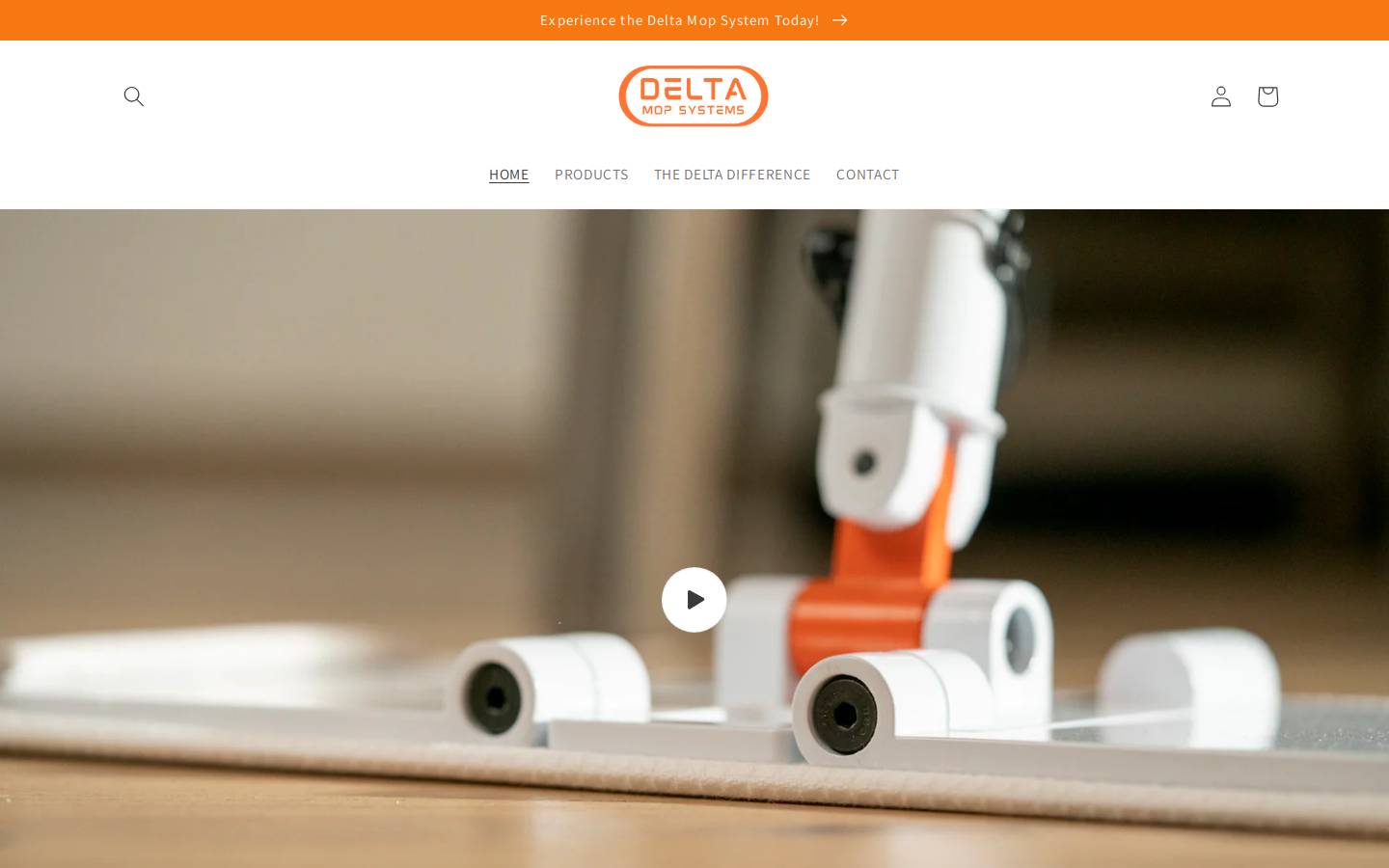 deltamops.com homepage screenshot