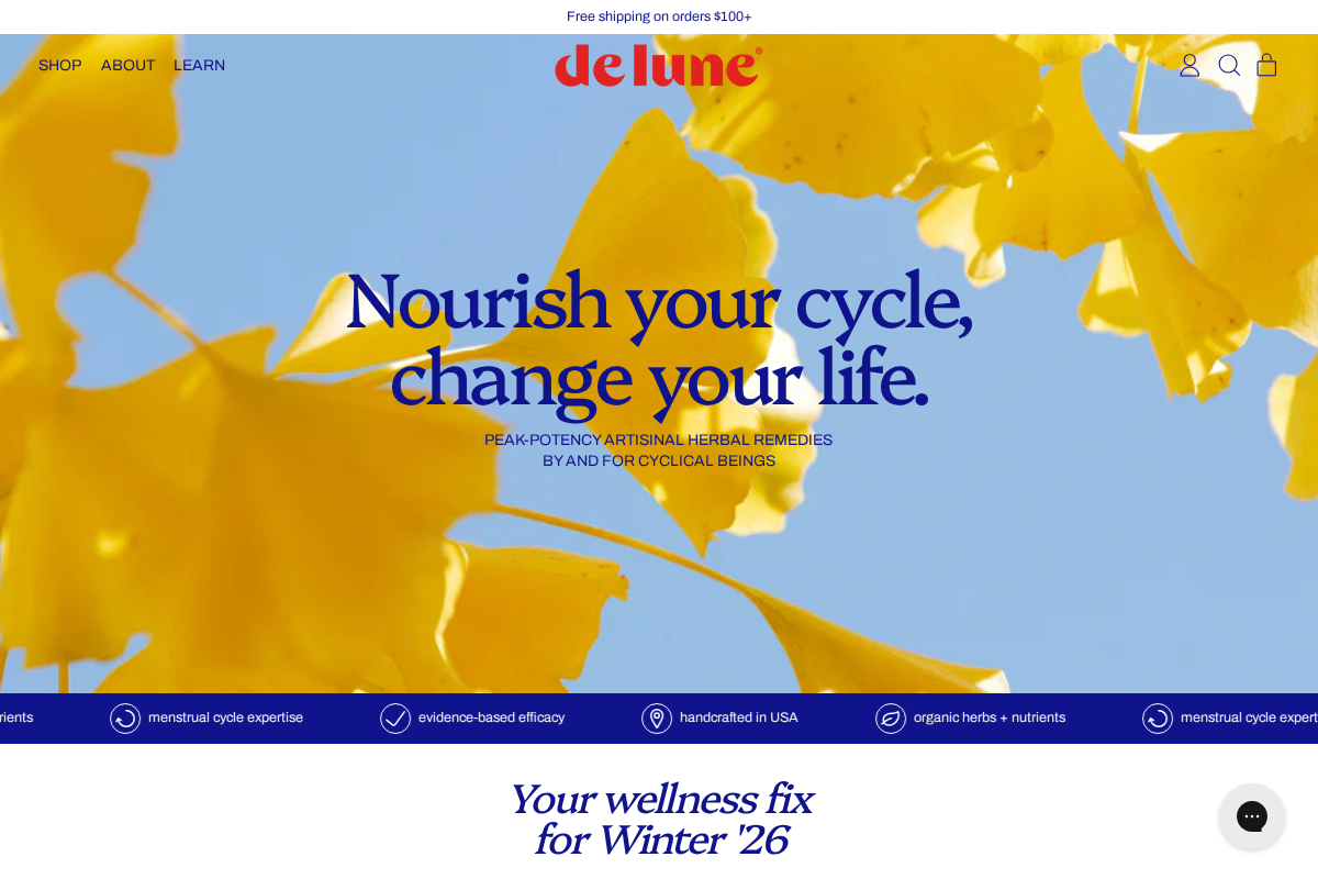 delune.co homepage screenshot
