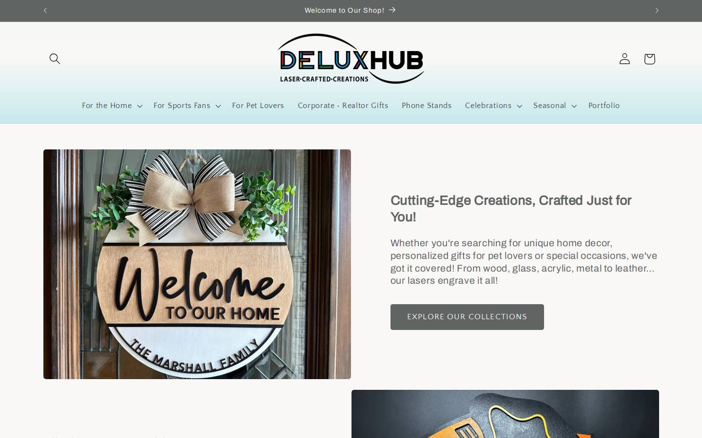 deluxhubllc.com homepage screenshot
