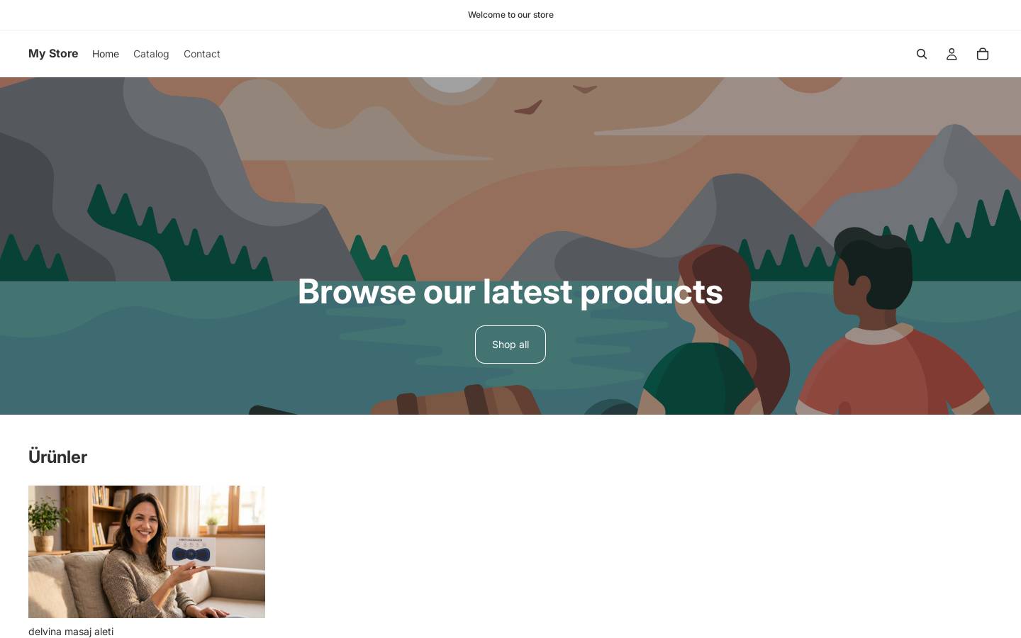 delvina.store homepage screenshot