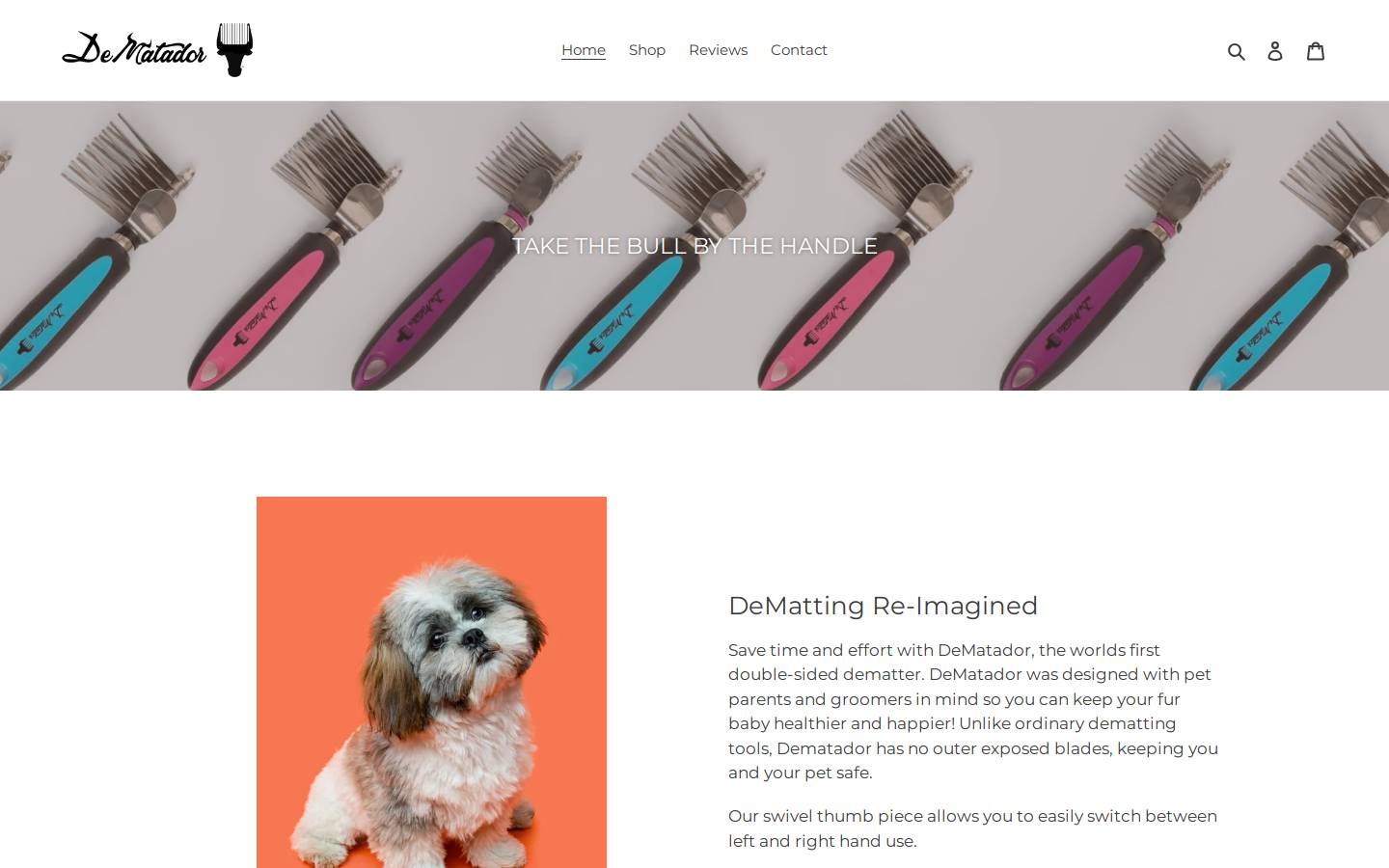 dematador.com homepage screenshot