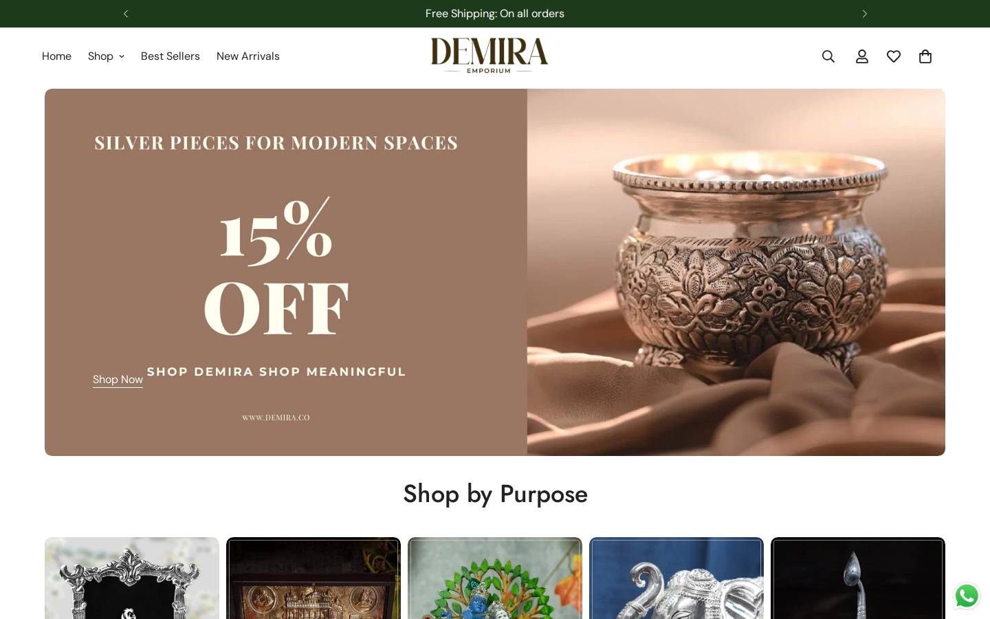 demira.co homepage screenshot