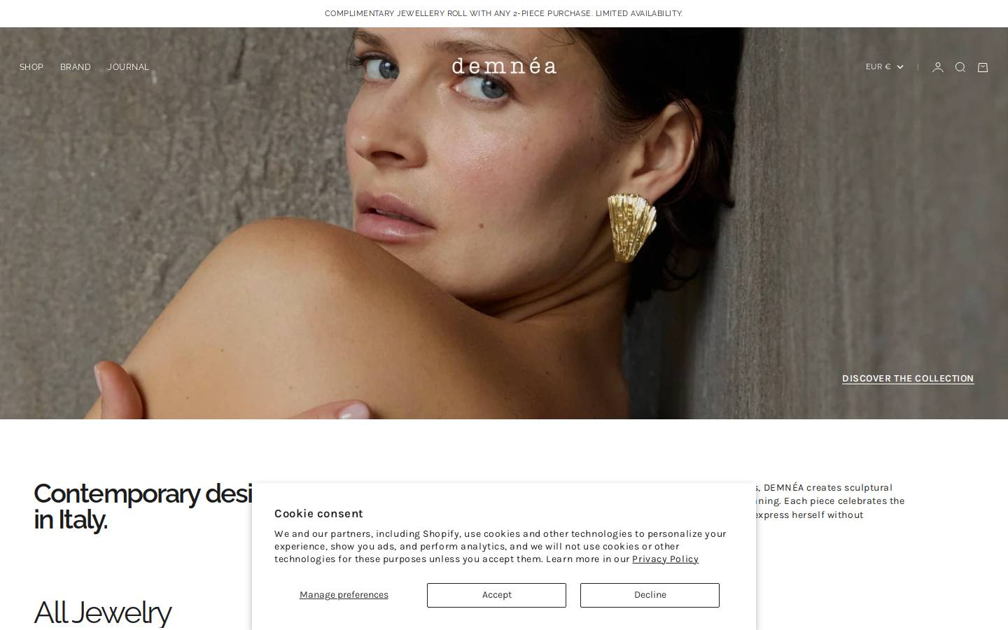 demnea.com homepage screenshot