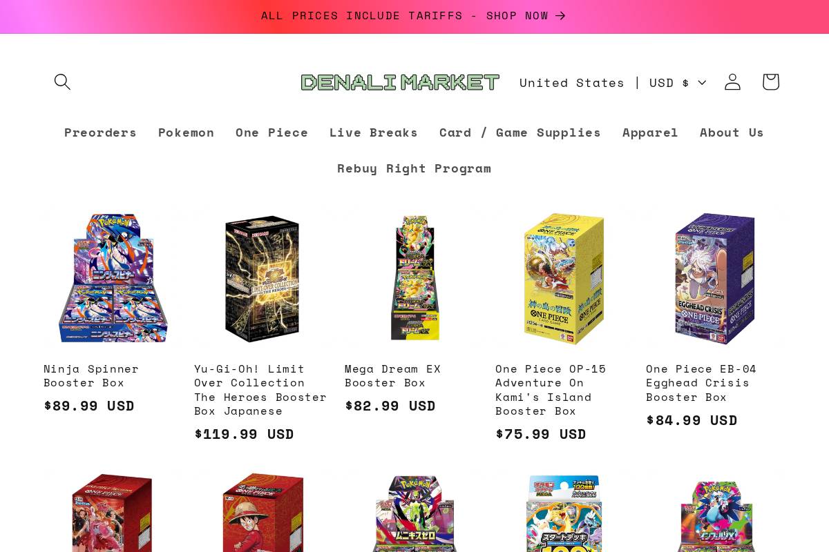 denalimkt.com homepage screenshot