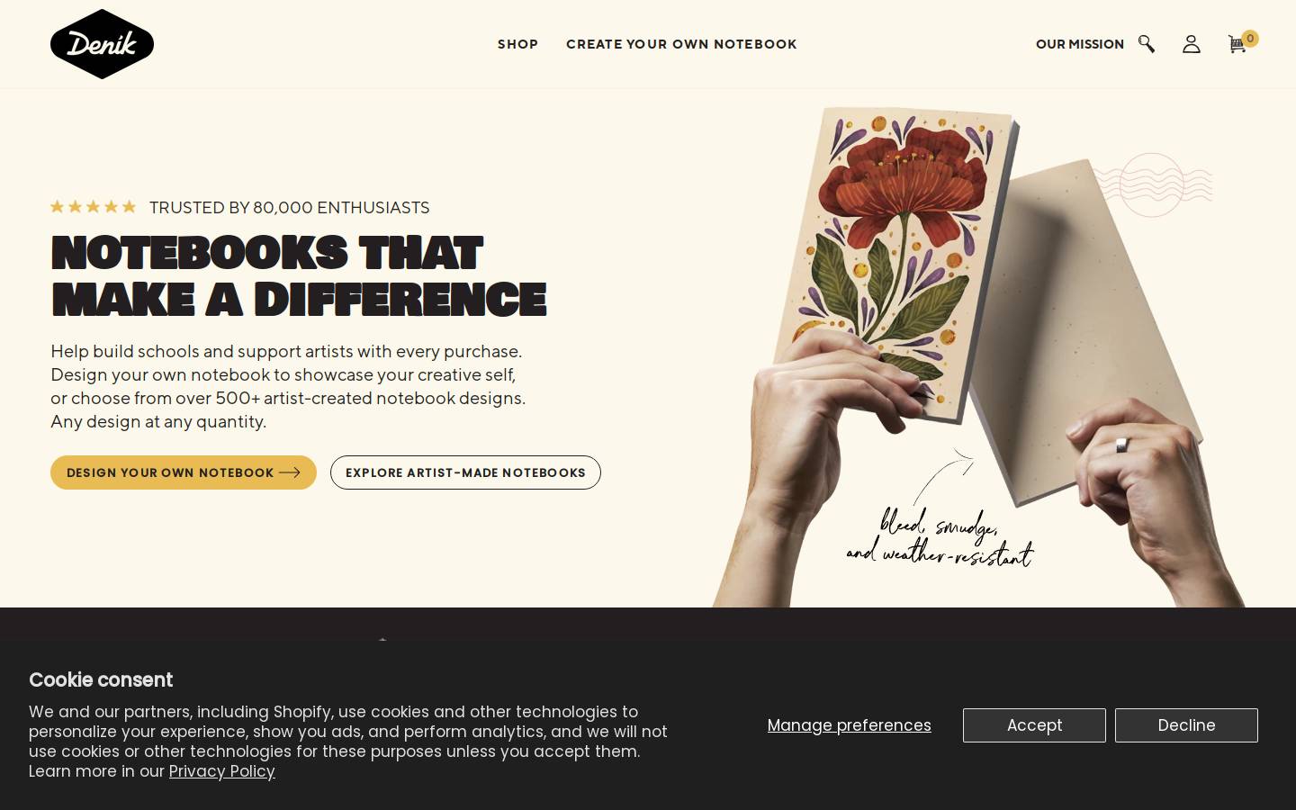 denik.com homepage screenshot