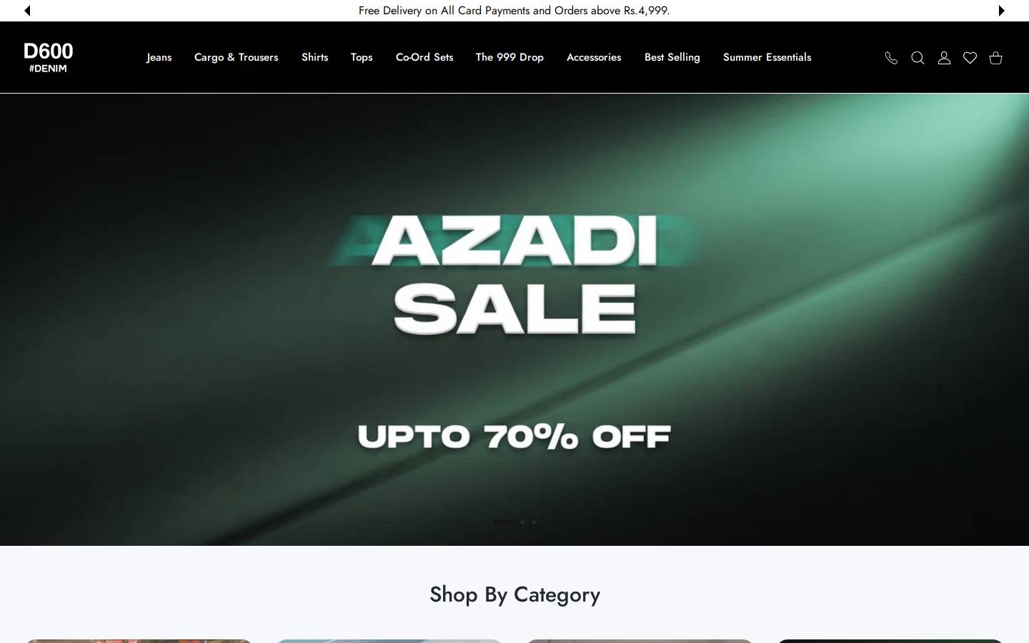 denim600.com homepage screenshot