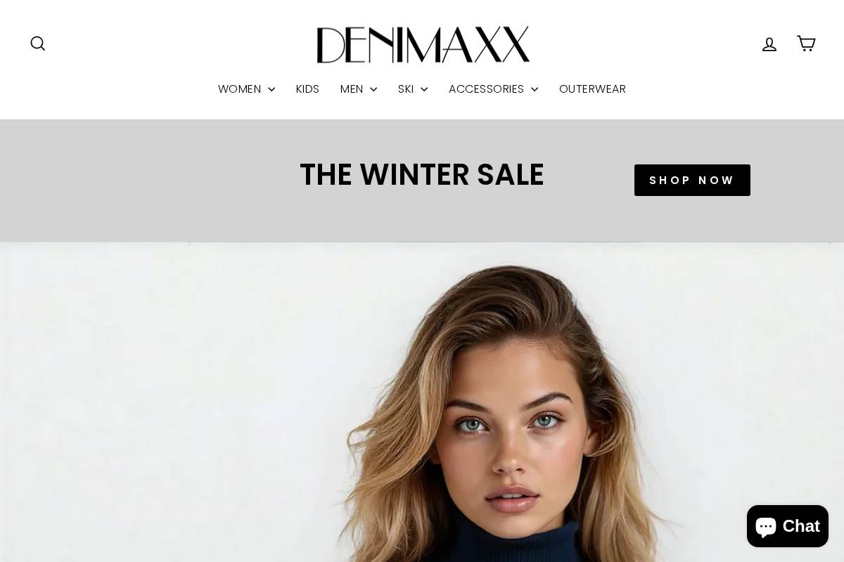 denimaxx.com homepage screenshot