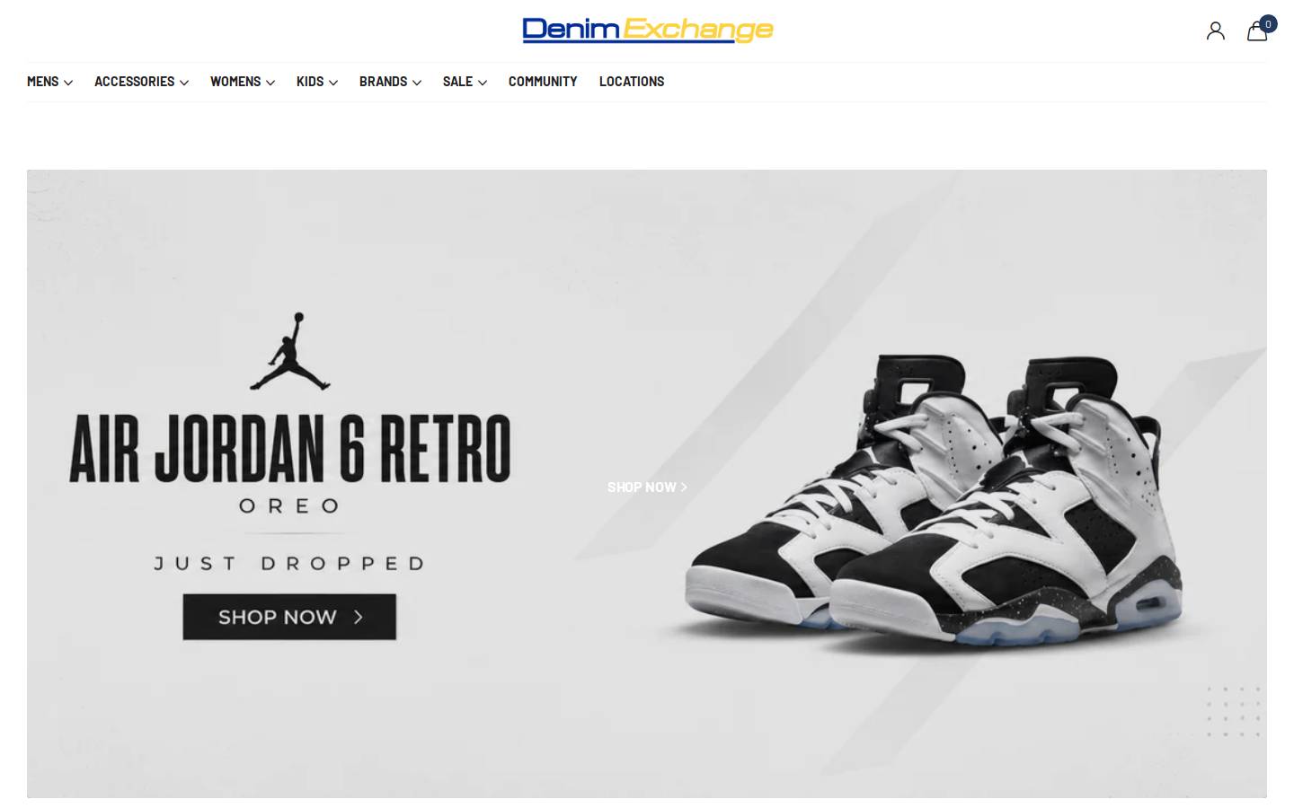 denimexchangeusa.com homepage screenshot