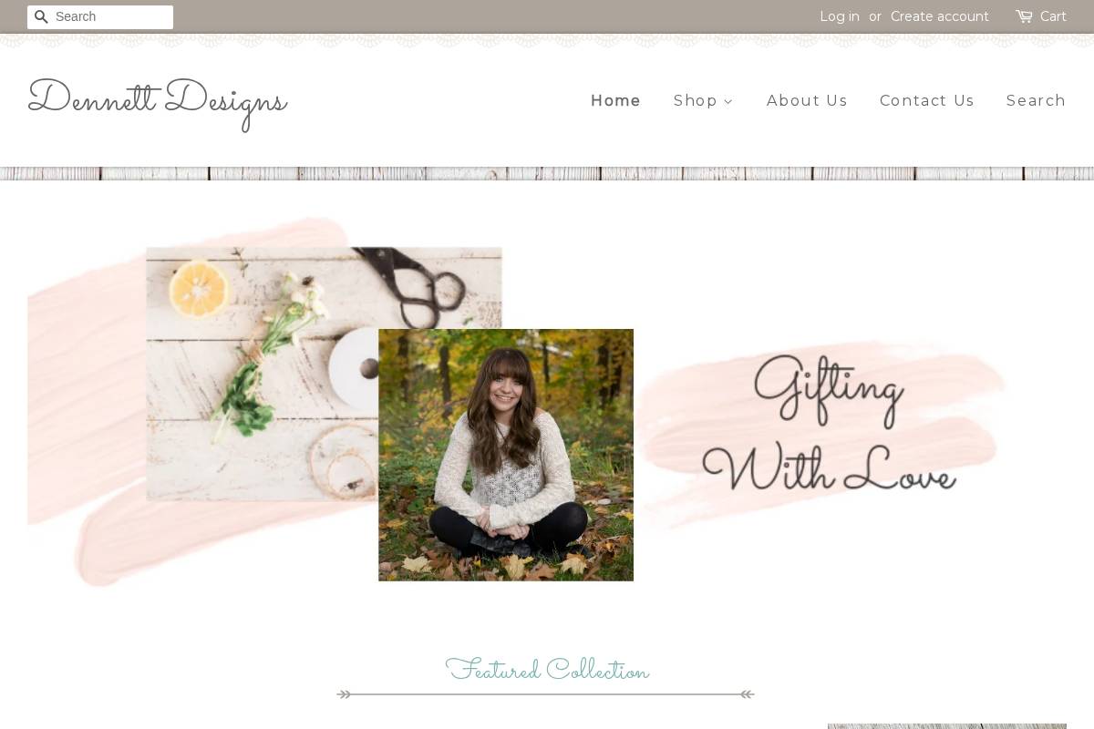 dennettdesigns.com homepage screenshot