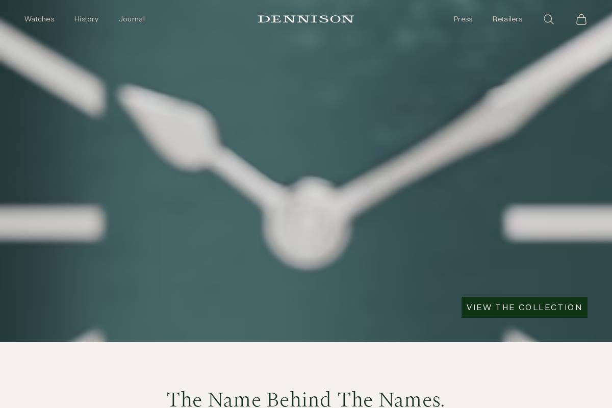 dennisonwatch.com homepage screenshot