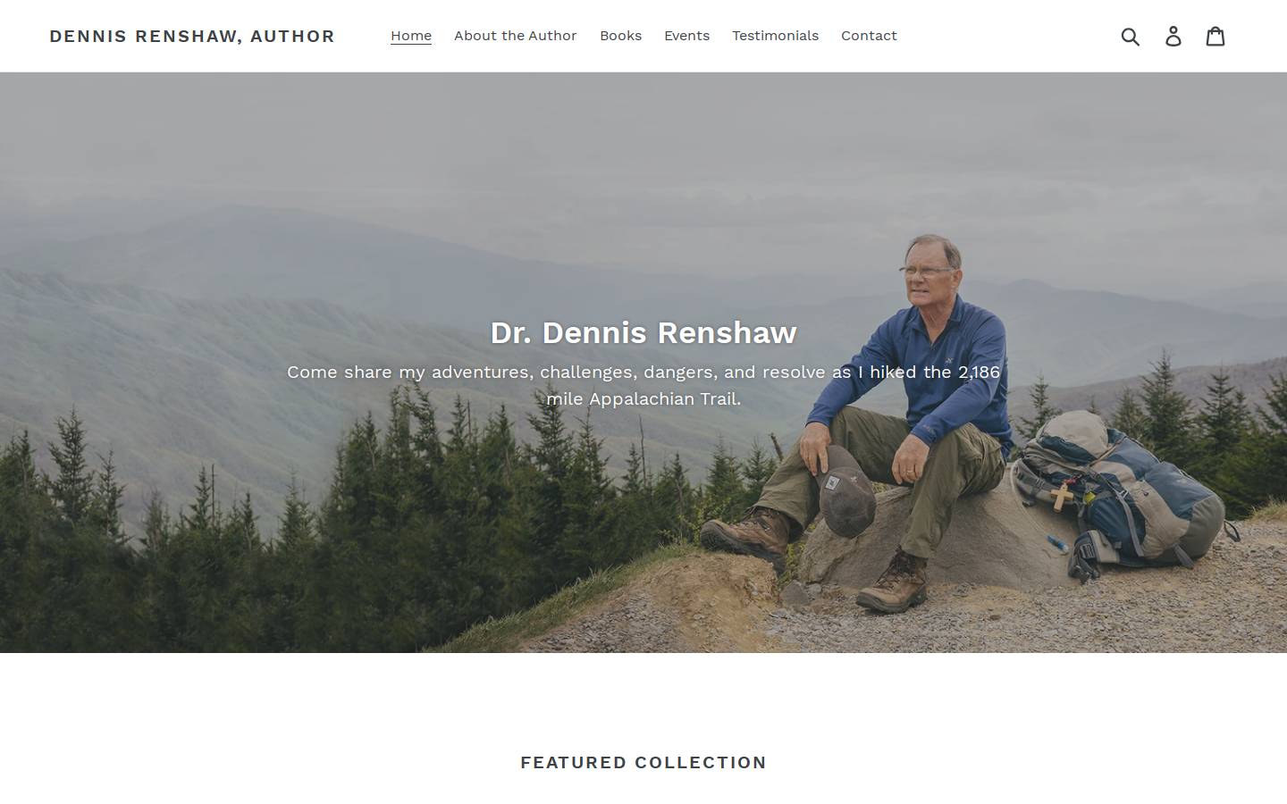 dennisrenshaw.com homepage screenshot