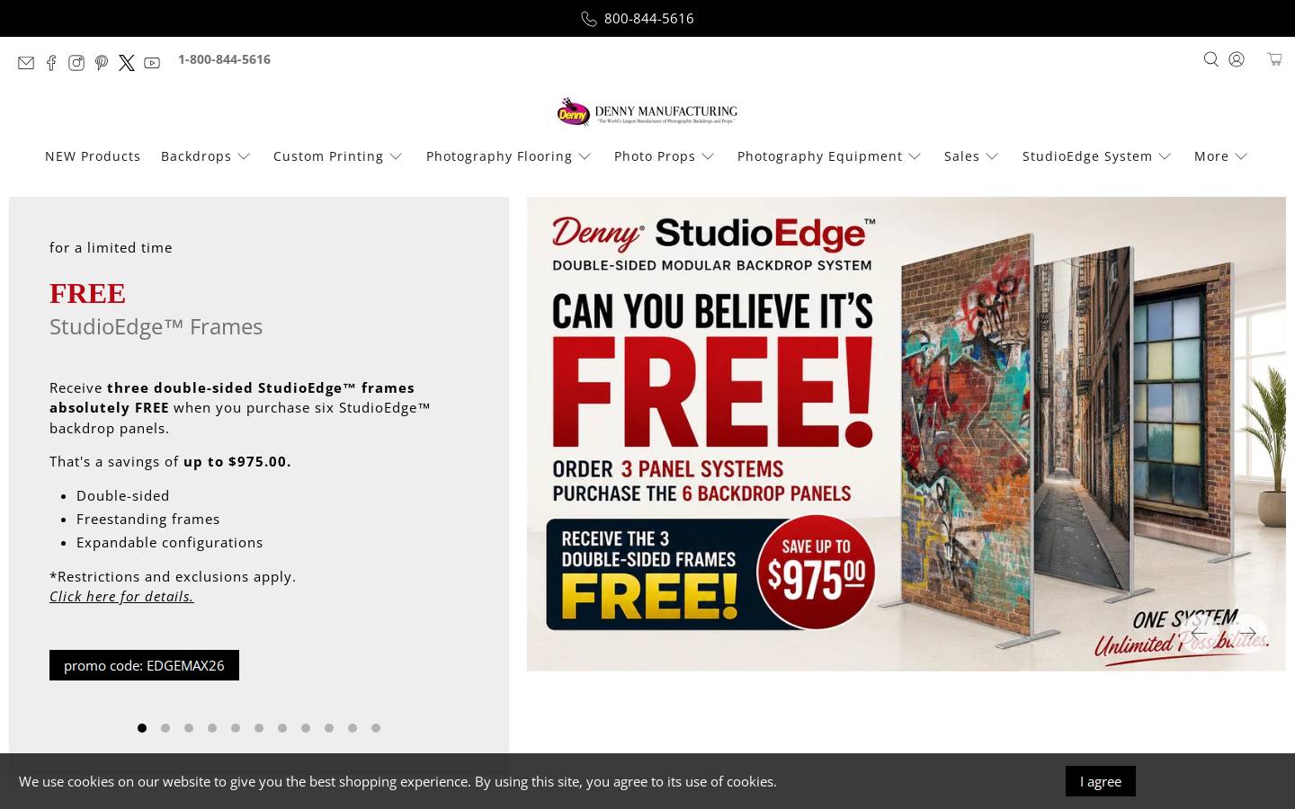 Denny Manufacturing homepage screenshot