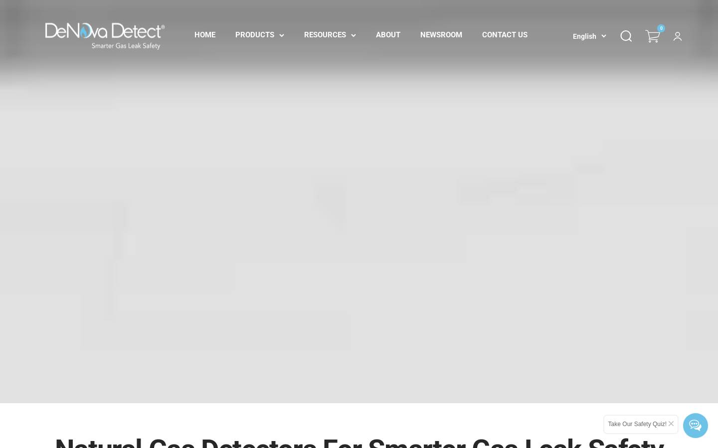 denovadetect.com homepage screenshot