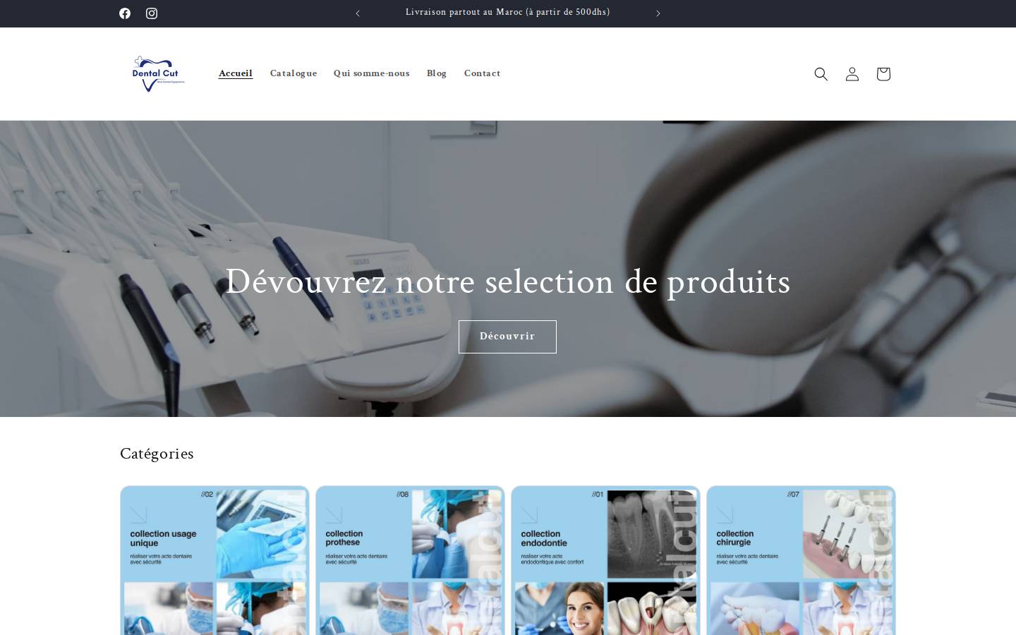 dentalcut.com homepage screenshot