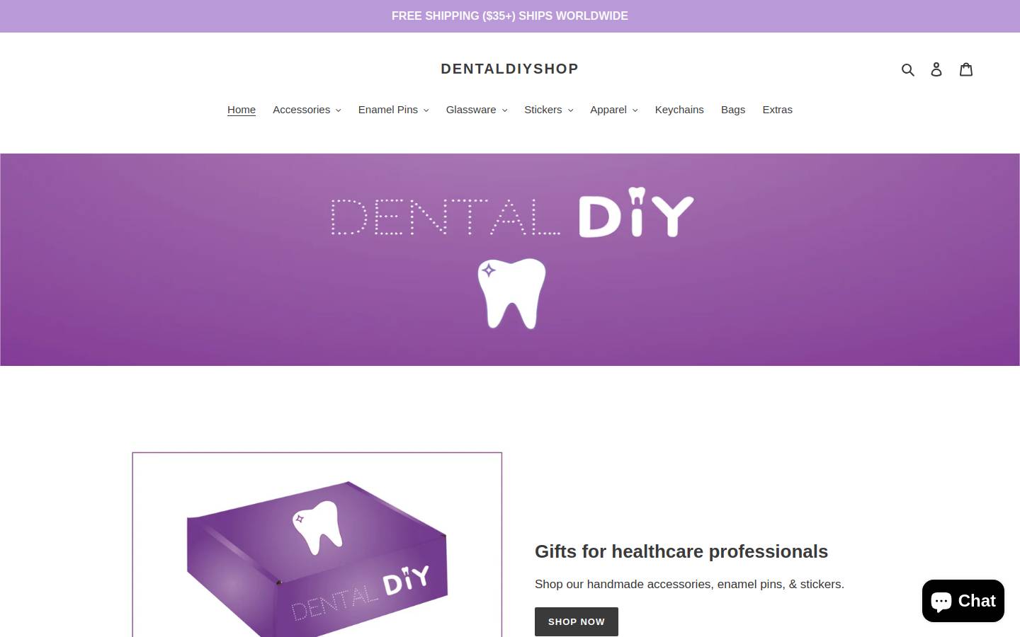 dentaldiyshop.com homepage screenshot