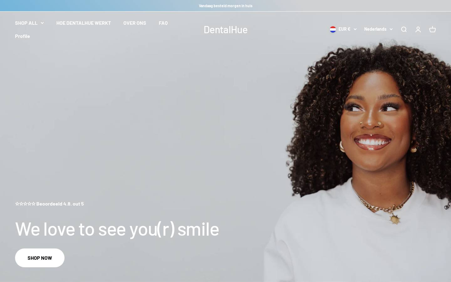 dentalhue.com homepage screenshot