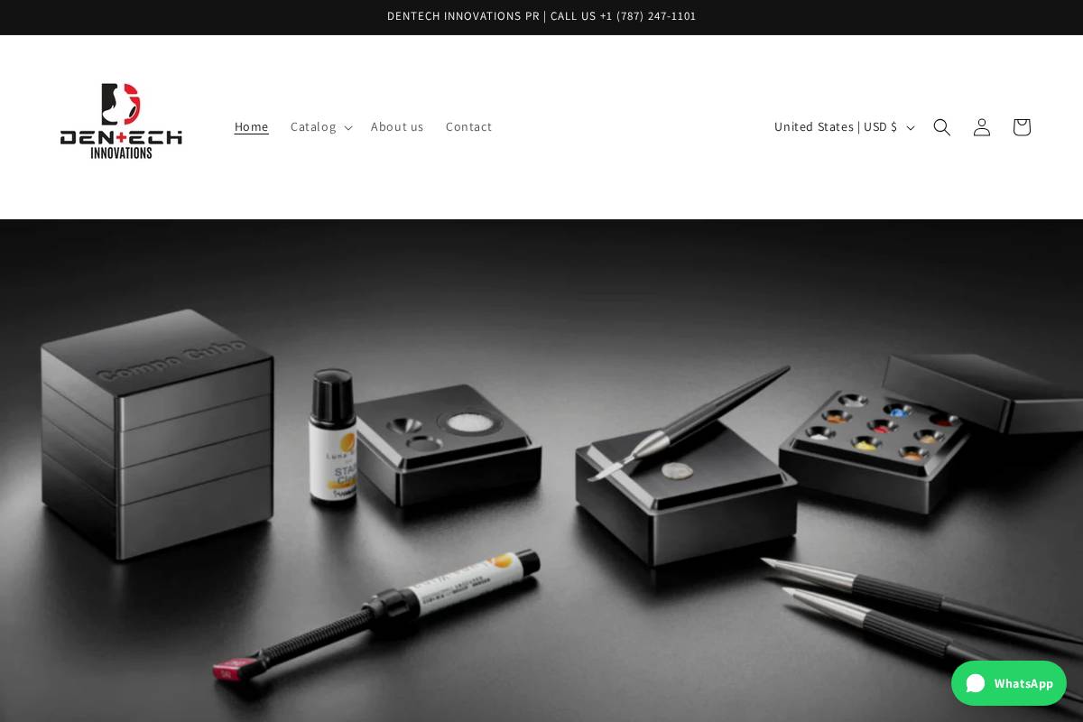 dentechpr.com homepage screenshot