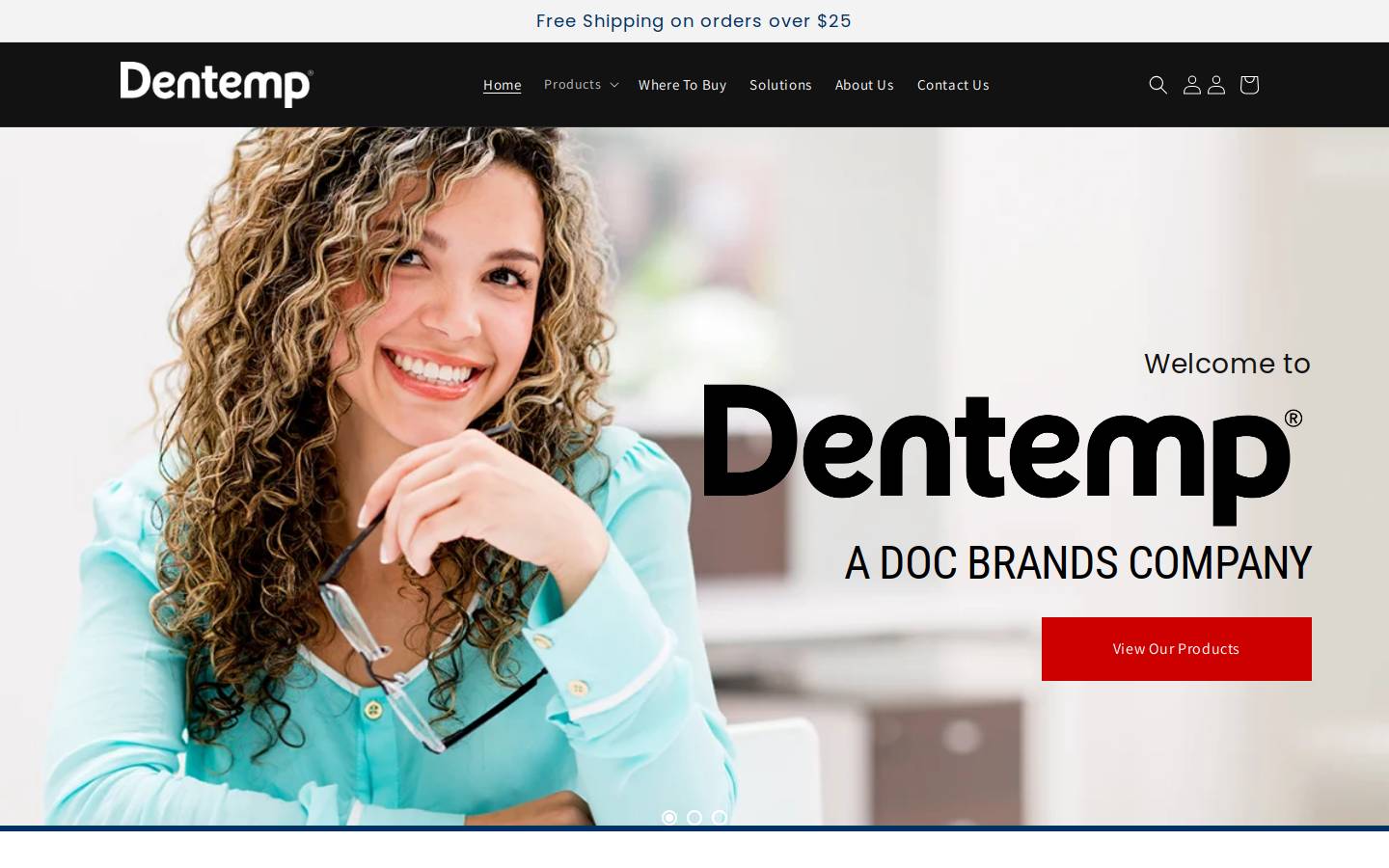 dentemp.com homepage screenshot