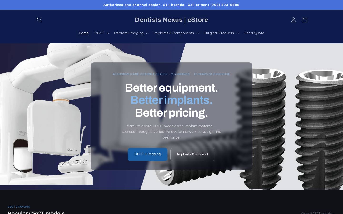 dentistsnexus.com homepage screenshot