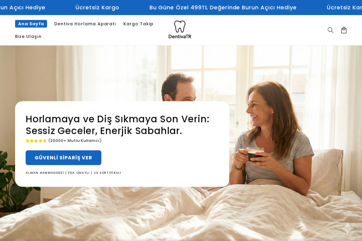 Dentiva homepage screenshot