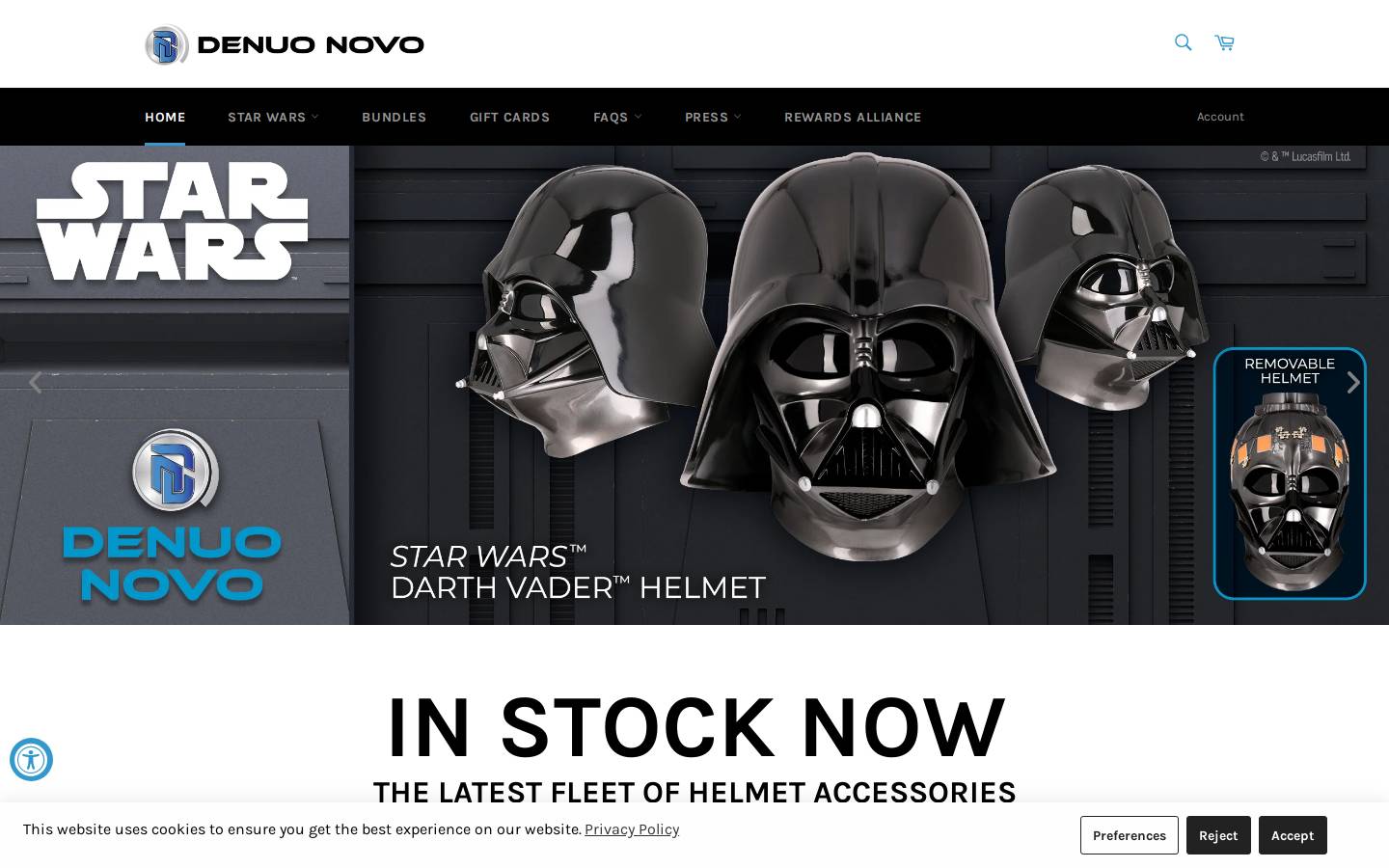 Denuonovo homepage screenshot