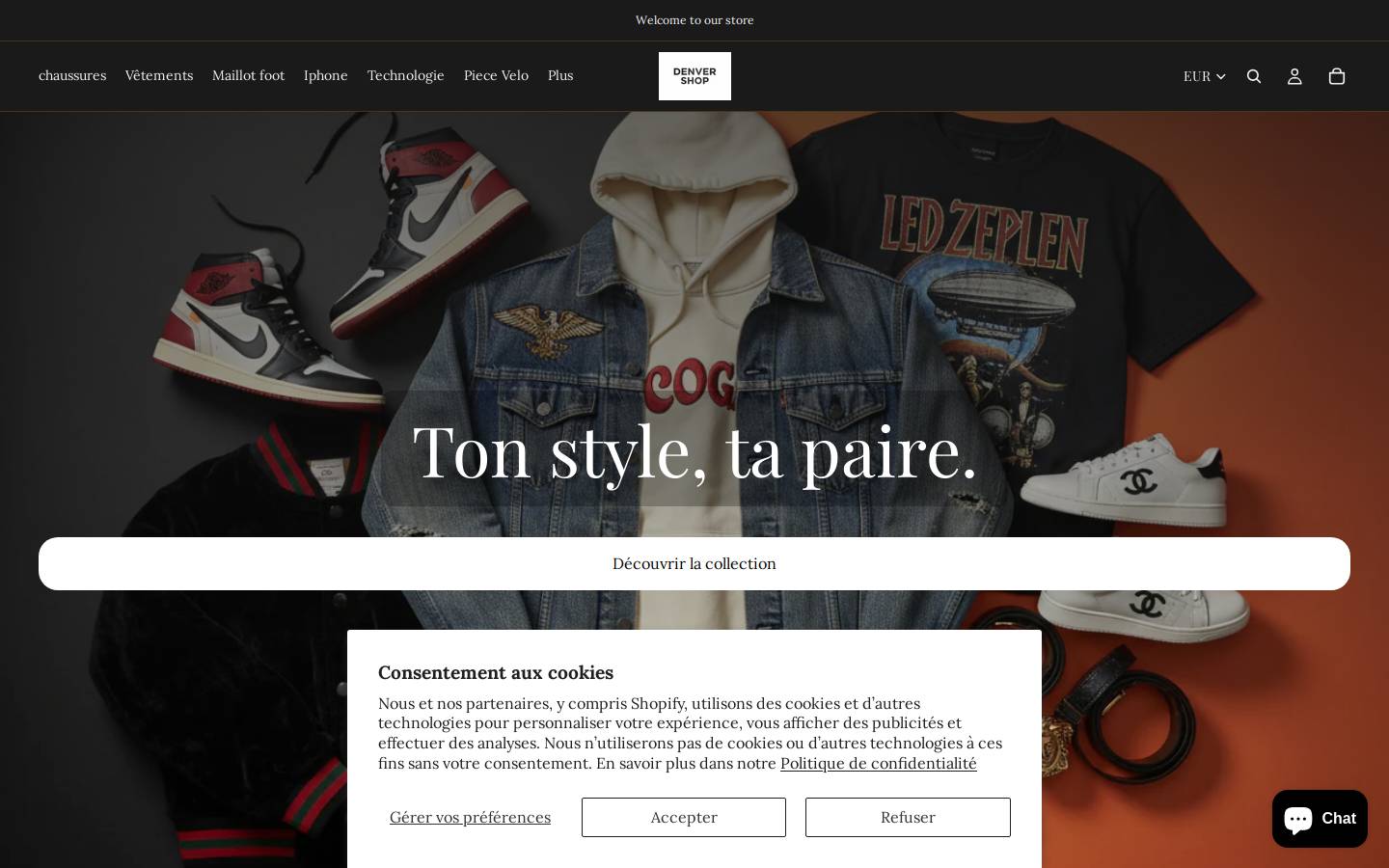 denvershopmarket.com homepage screenshot