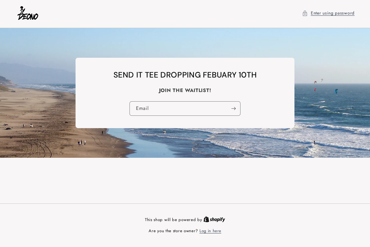 deonoclothing.com homepage screenshot