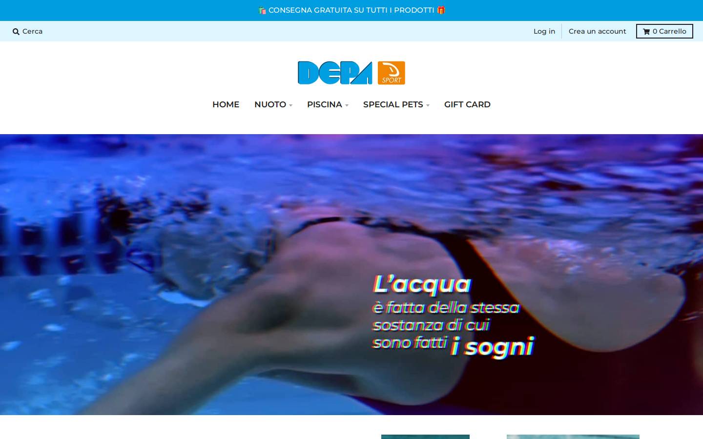 depasport.com homepage screenshot