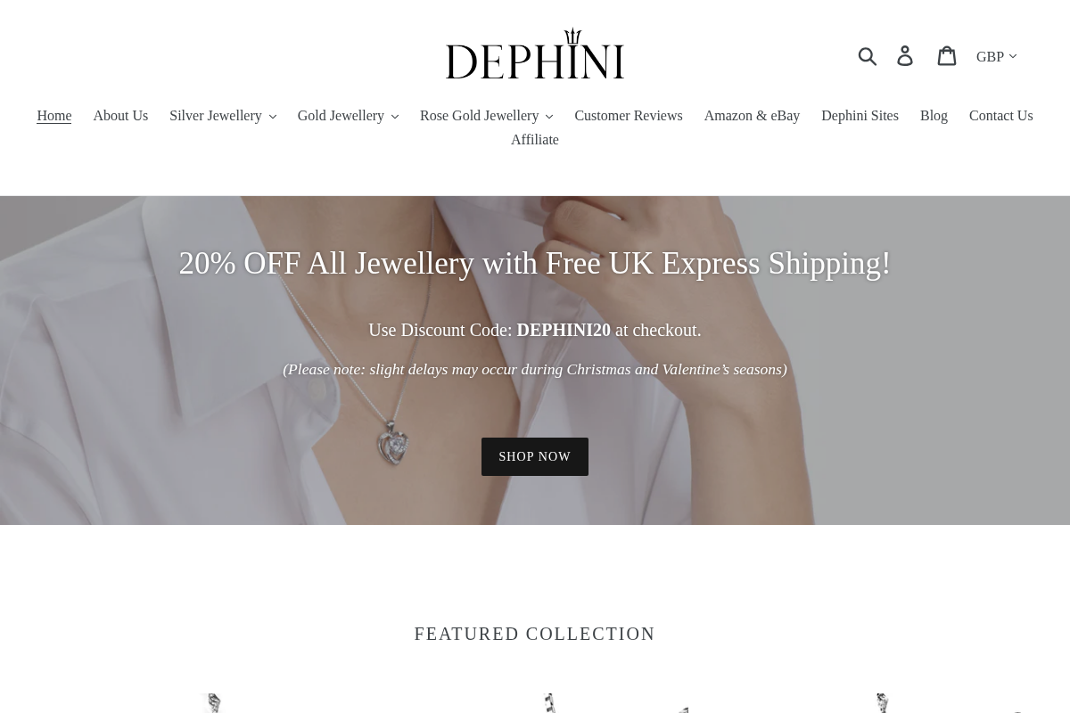 DEPHINI homepage screenshot