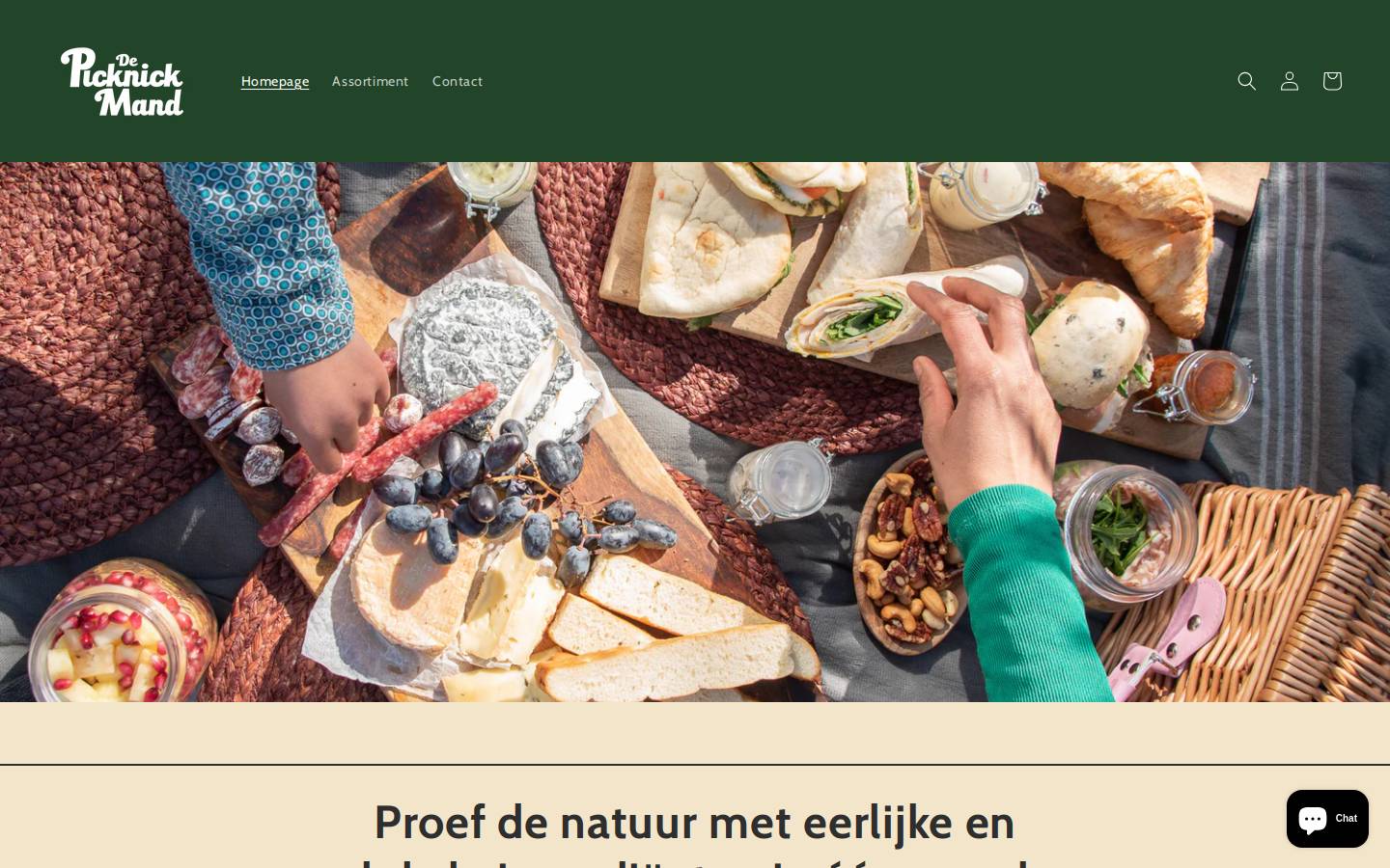 depicknickmand.com homepage screenshot