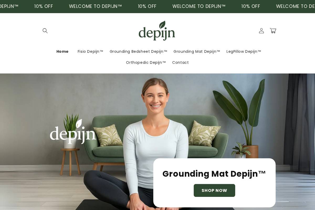 depijn.com homepage screenshot